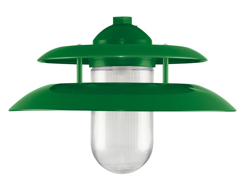 1 Lamp 100w Incandescent, Gabrielle Reflector, Elongated Prismatic Globe